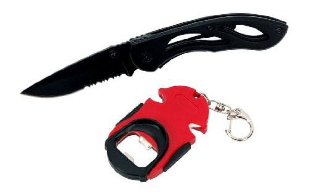 Performance Tool W9345 Northwest Trail Tactical Knife with Sharpener