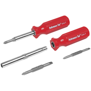 Performance Tool W975 6-in-1 Quick Change Screwdriver With Hex Torque Handle, Chrome Vanadium Steel