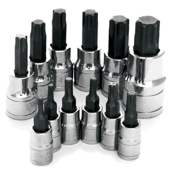 Performance Tools W38802 12 Piece Star Bit Socket Set