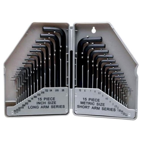 Performance Tools W80288 30 Piece Hex Key Set