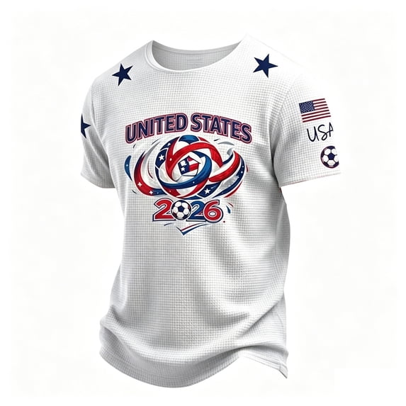 Performance United States Fan Football Jerseys, Sweat Wicking Soccer Training Shirts, Retro Streetwear Casual Tops