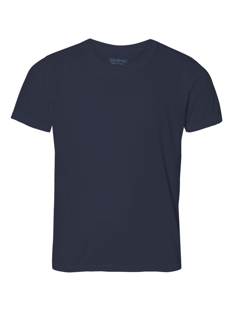 Performance Youth T-Shirt, XL, Navy - Walmart.com