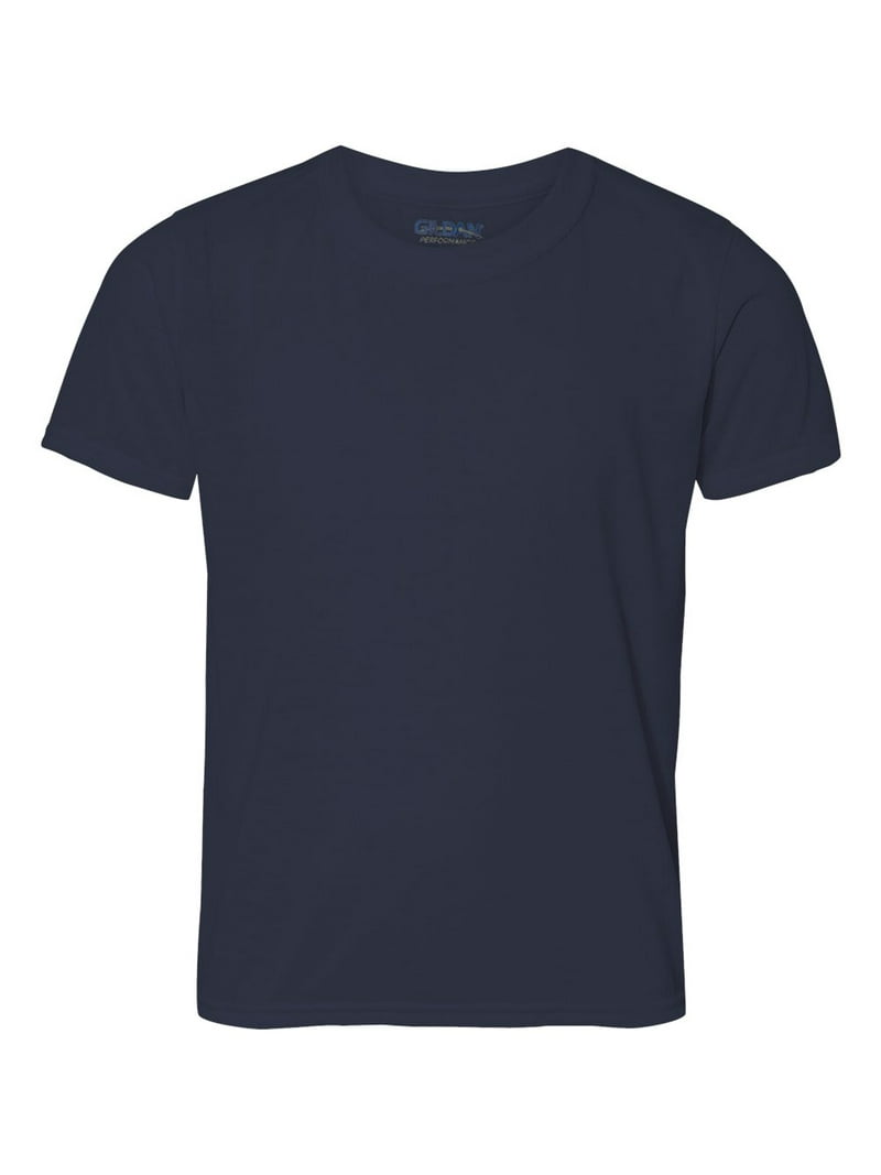 Performance Youth T-Shirt, XS, Navy - Walmart.com