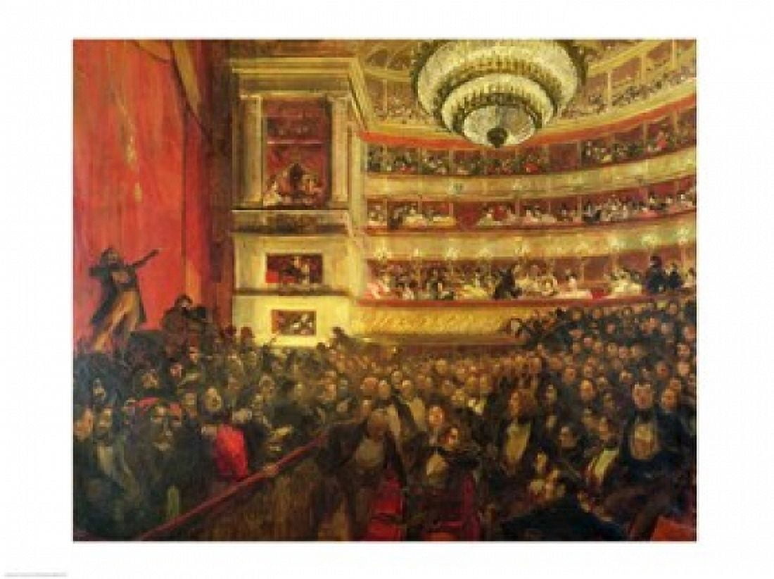 Performance of Hernani Canvas Art - Albert Besnard (24 x 18)