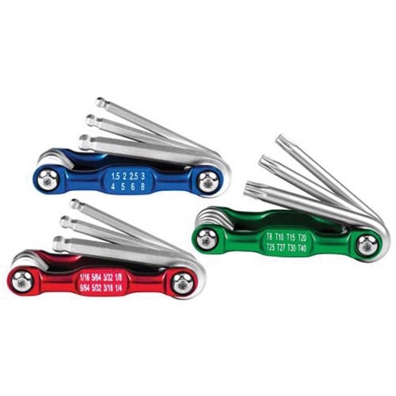 Performancetool W80291 3pc Aluminum Hex & Star Key Set