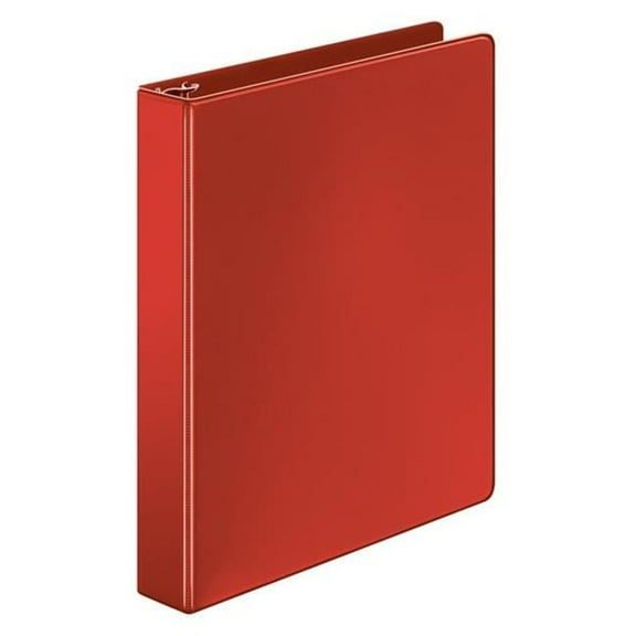 Performer Non - Locking Round Ring Binder, 1 in., Assorted Colors, Pack Of 12