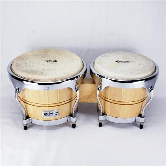 Performer Series Bongos, Natural & Chrome