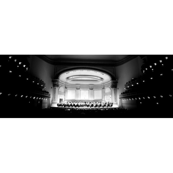 Performers on a stage Carnegie Hall New York City New York state USA Canvas Art - Panoramic Images (13 x 36)