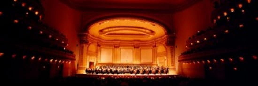 Performers on a stage Carnegie Hall New York City New York state USA Canvas Art - Panoramic Images (18 x 7)