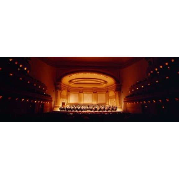 Performers on a stage Carnegie Hall New York City New York state USA Canvas Art - Panoramic Images (36 x 13)