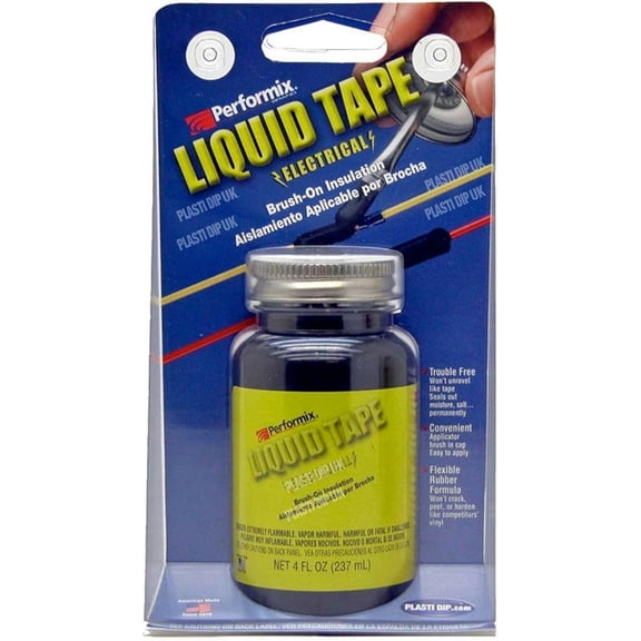 Performix DB526436 Lt14023 4 Oz Electrical Liquid Tape Can, Black