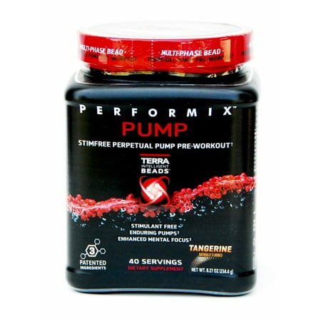 Performix PUMP Stim Free Pre-Workout Focus 40 Servings TANGERINE