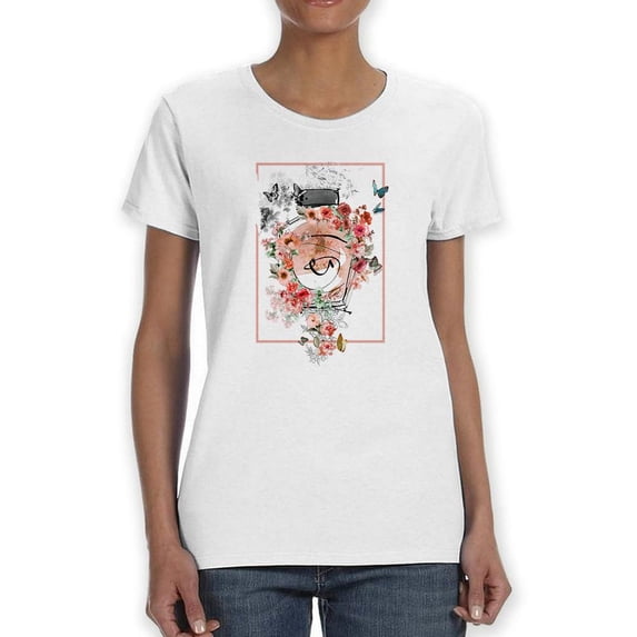 Perfume Art Shaped T-Shirt Women -Image by Shutterstock, Female Large