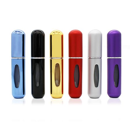 Perfume Atomizer, 6Pcs 5ML Mini Refillable Empty Perfume Atomizer Bottle, Refillable Perfume Spray, Scent Pump Case, Perfume Atomizer for Travel Outgoing