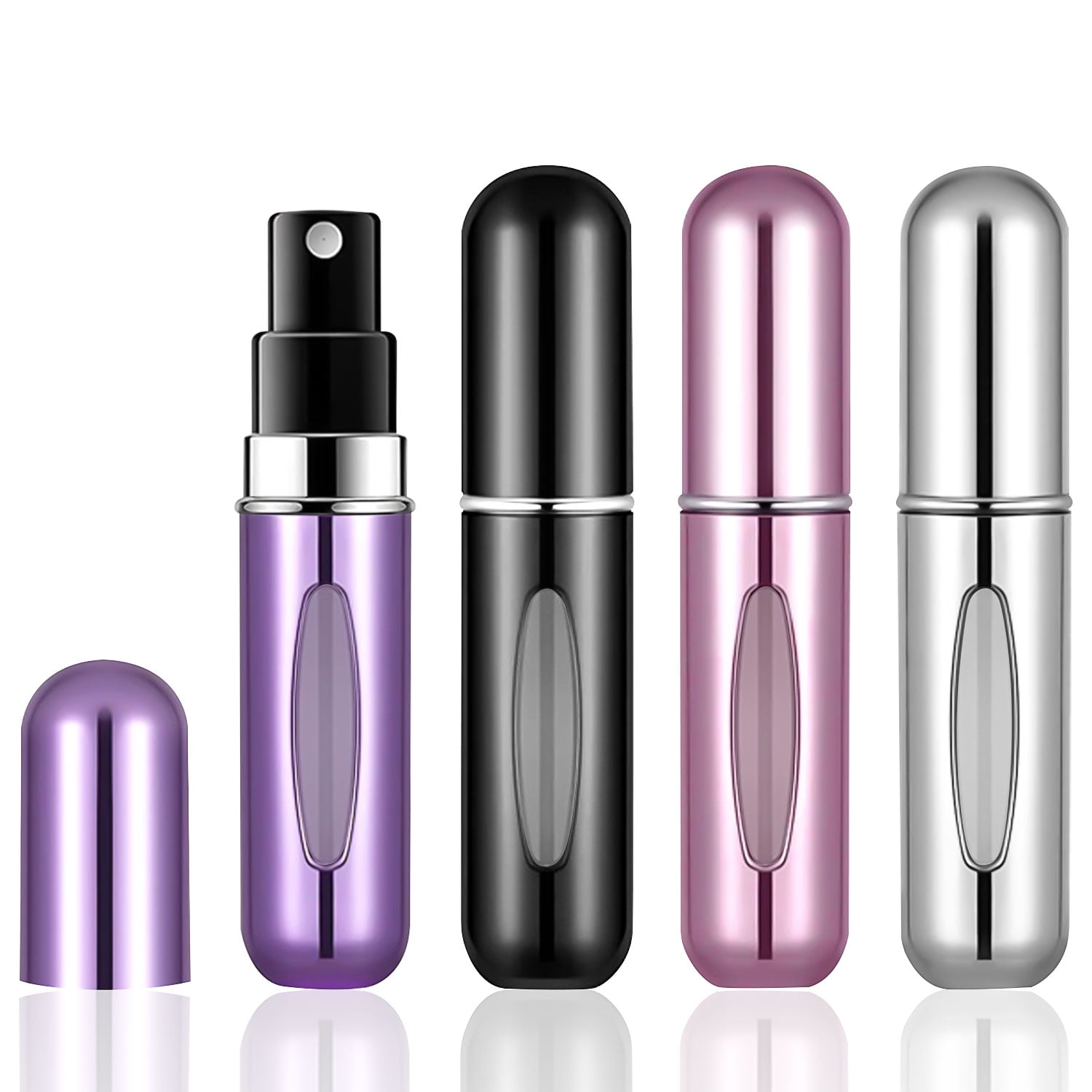 Travel Cologne Sprayer Pocket Perfume Bottle Refill 4 Pcs Mini