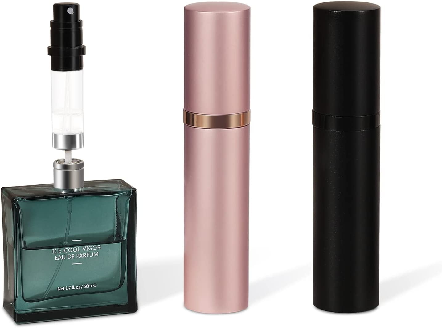Perfume Atomiser Bottles, SONGQEE 3 PCS 5ml Refillable Spray Bottle Mini  Underfill Empty Travel Bottle for Purse Handbag Pocket Luggage : Amazon.in:  Beauty