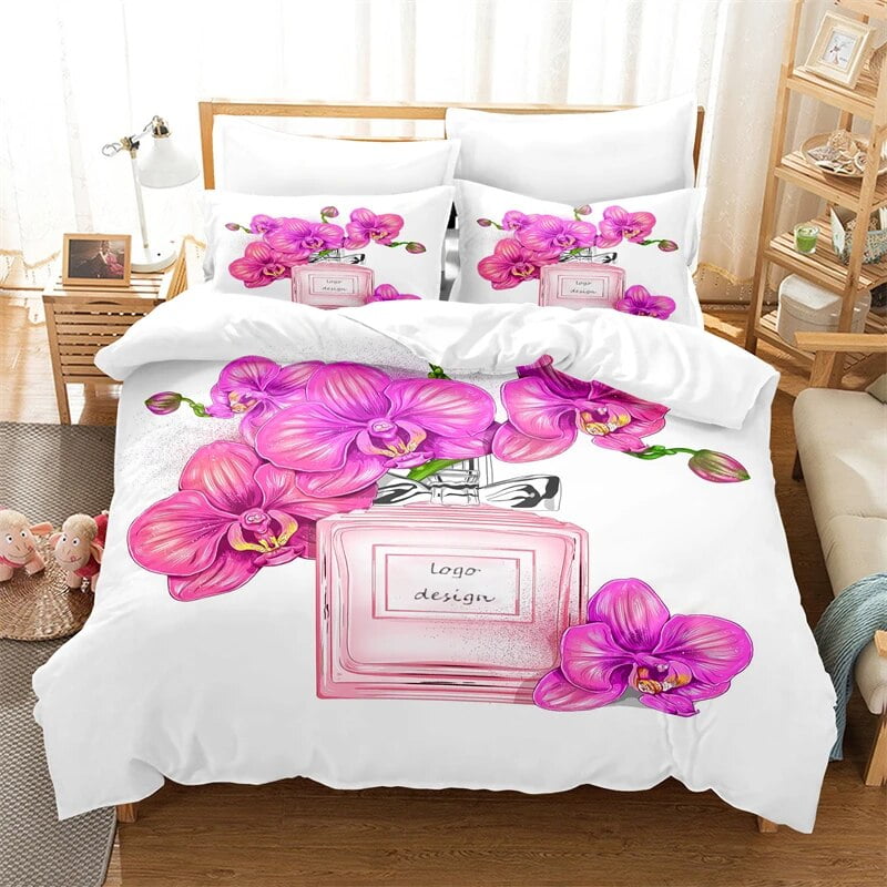 Perfume Bedding Set Duvet Cover Set 3d Bedding Digital Printing Bed