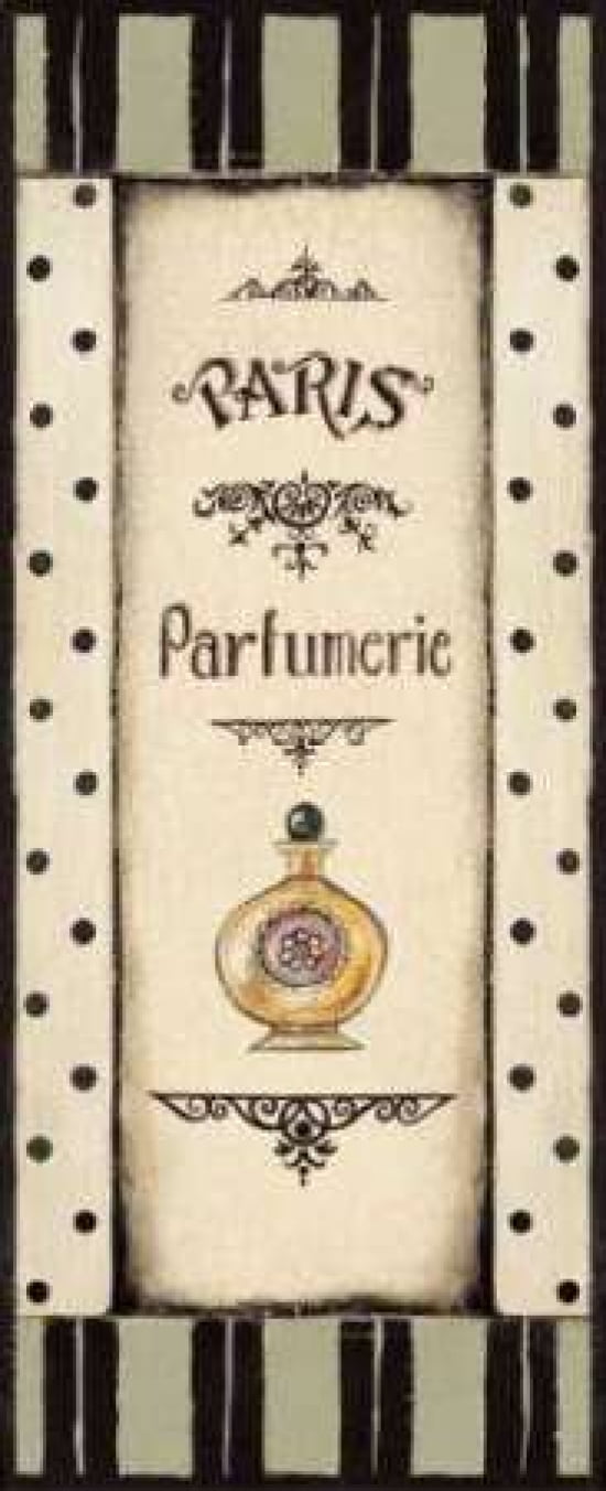 Perfume Bottle Canvas Art - Kimberly Poloson (10 x 20)