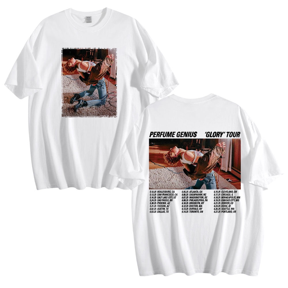 Perfume Genius Glory Tour 2025 Cotton Tshirt Unisex Tops Casual