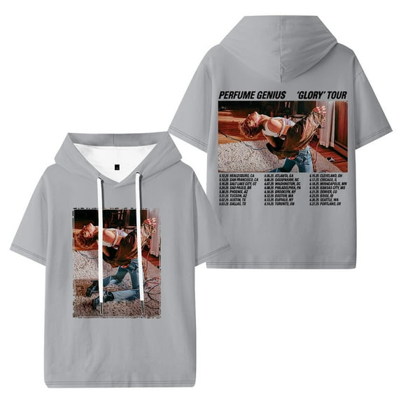 Perfume Genius Glory Tour 2025 Hooded Short Sleeve Men Women Hoody Fashion Shirt
