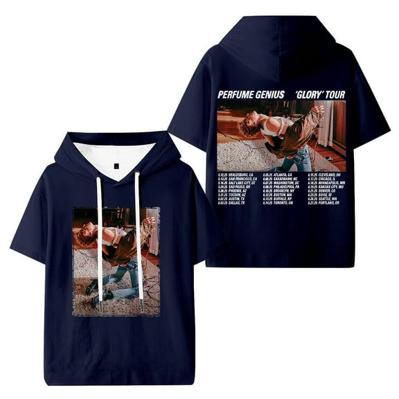 Perfume Genius Glory Tour 2025 Hooded Short Sleeve Men Women Hoody Fashion Shirt