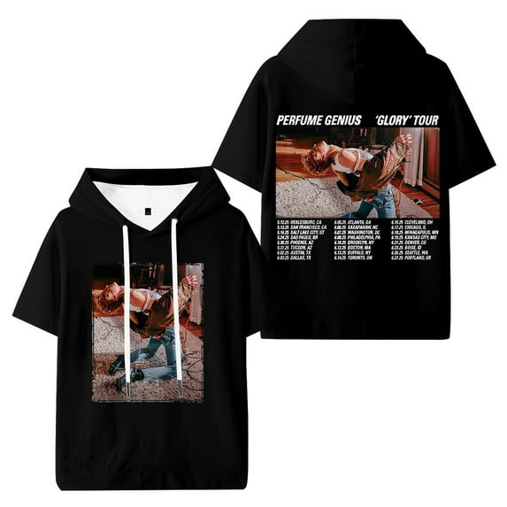 Perfume Genius Glory Tour 2025 Hooded Short Sleeve Men Women Hoody Fashion Shirt