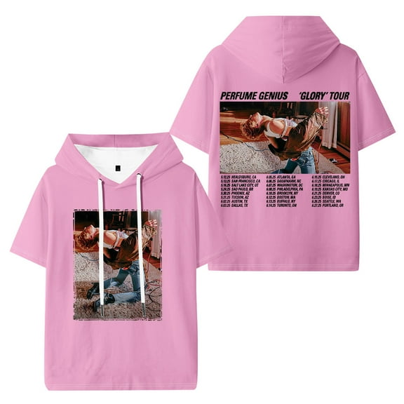 Perfume Genius Glory Tour 2025 Hooded Short Sleeve Men Women Hoody Fashion Shirt