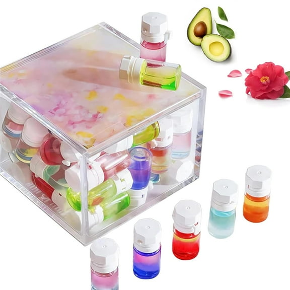 Perfume & Hair Oil 2-in-1–Avocado & Camellia Nourishment for Frizzy,Mini Hair Perfume Oil for Women,Mini Hair Perfume Oil for Women & Men, Long-Lasting Fragrance, Nourishing Dry, Luxury Scented，