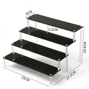 Perfume Organizer for Room Decor START MAKERS 4 Tier Perfume Display Acrylic Shelves for for Party Decor, Figure Stand