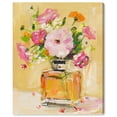 thumbnail image 1 of Perfume Pastel Flowers Canvas Glamorous Feminine Wall Art by Art Remedy, Gallery Wrapped, 24" x 30", 1 of 7