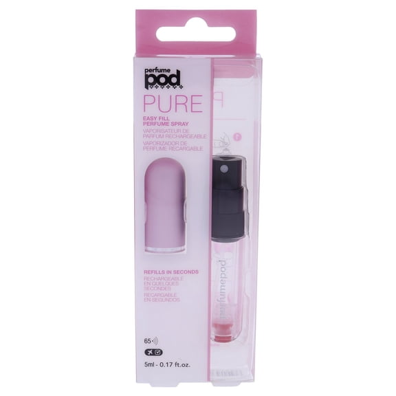 Travalo Perfume Pod Pure - Light Pink, 0.17 oz Refillable Spray (Empty)