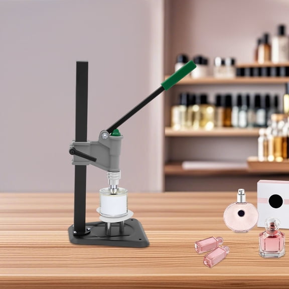 Perfume Sealing Tool DIY Adjustable Height, Manual Perfume Bottle Capper Machine