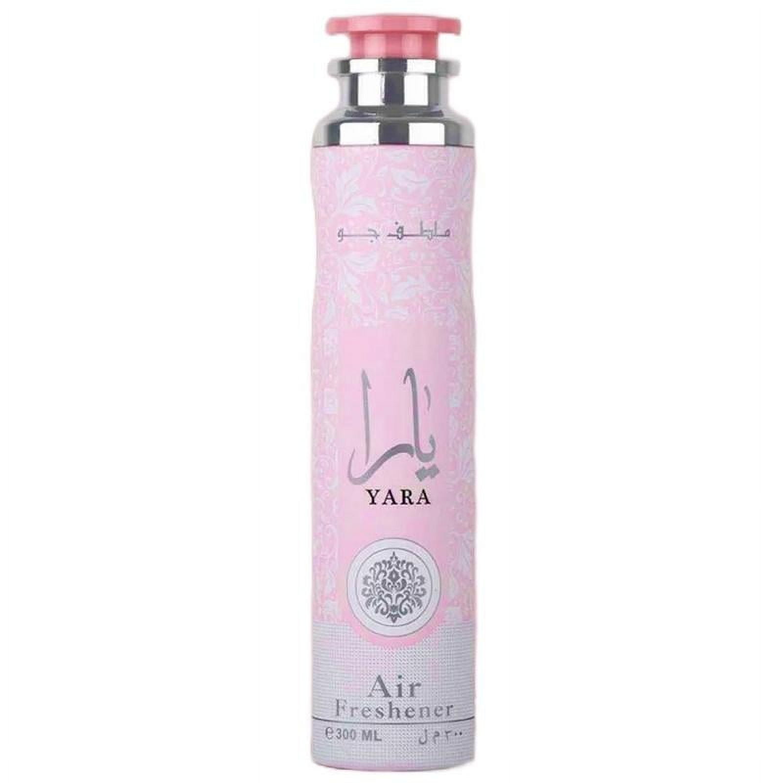 Perfumes Yara Air Freshener, 300ml (10.1 Oz) - Amazing Scented Home Air Freshener - Floral Sweet Vanilla scent Home Fragrance Woody Aroma