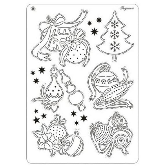 Pergamano Multi Grid 38 - Baubles