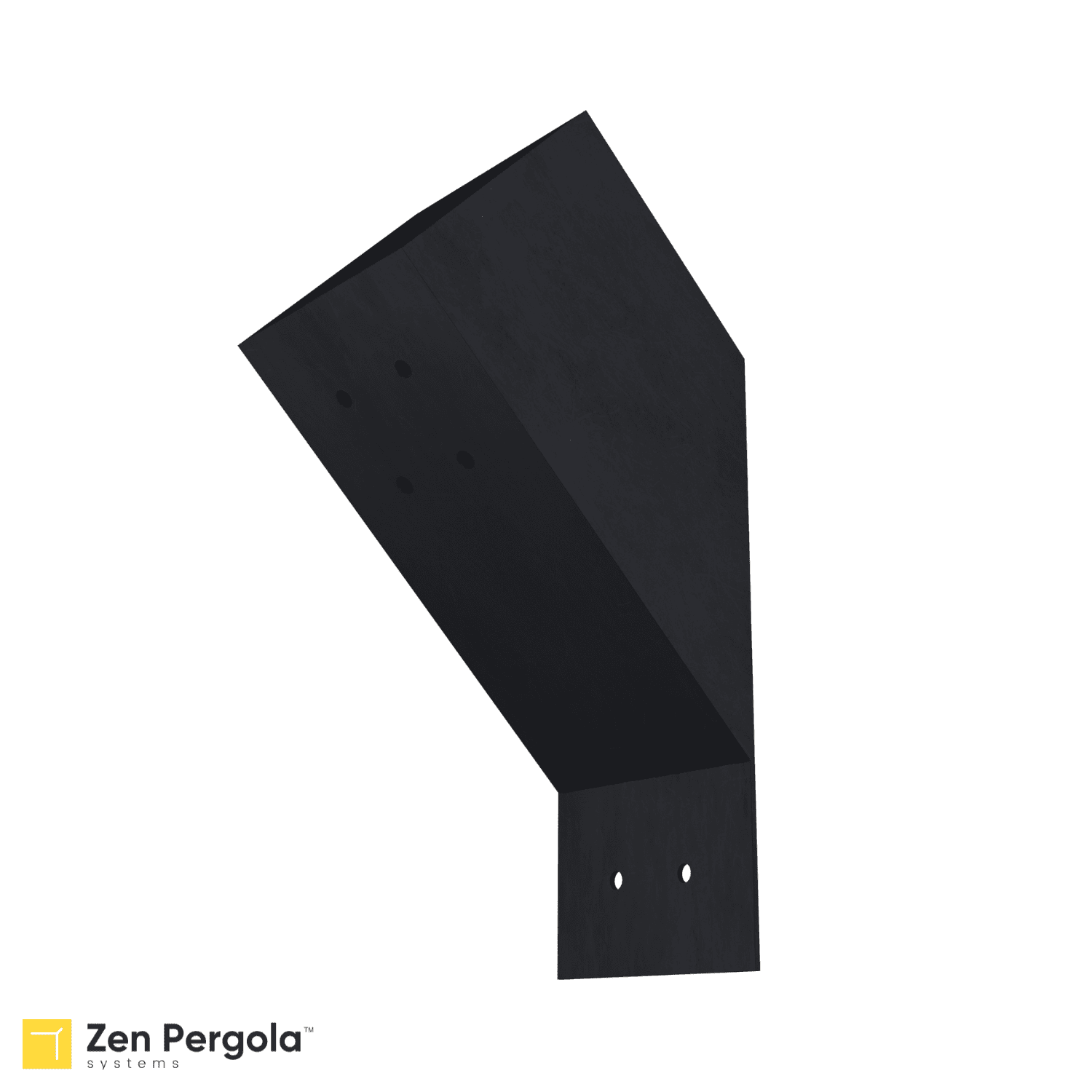 Pergola Corner Brace Bracket for 4x4 Wood Posts (45 Degree Angled