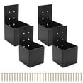 Pergola Post Top Rafter Brackets Deck Railing Connectors Kit for 4x4