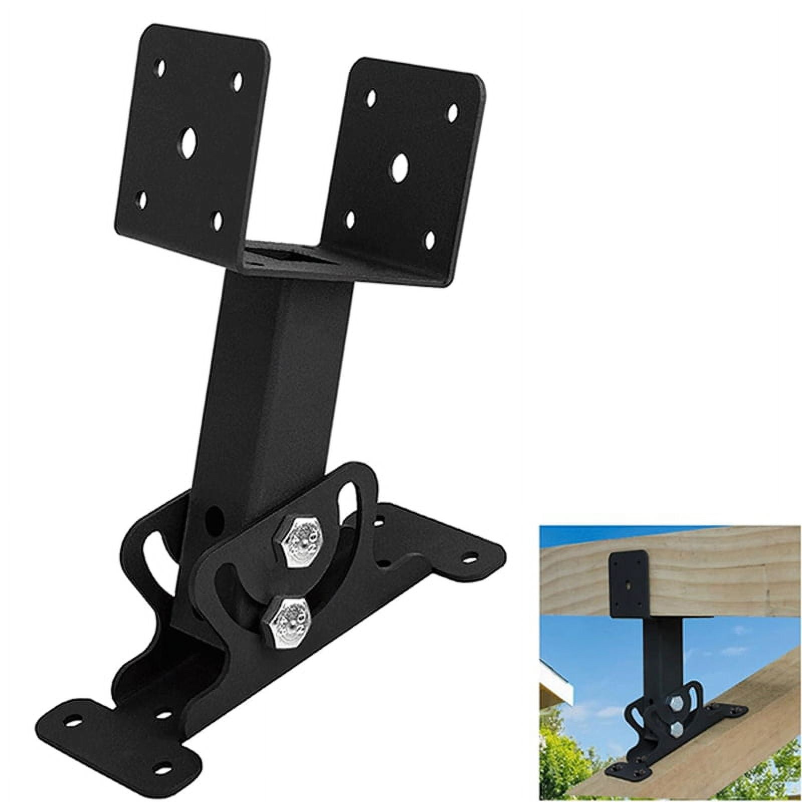FMhotu Heavy Duty Roof Riser Brackets Kit,Adjustable Angle Pergola - View #3