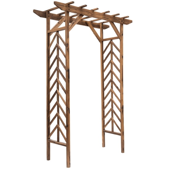 Pergola Style Trellis / Shields Guests from Sunlight / Decorates Outdoor Area