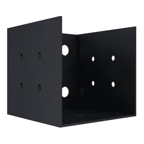 Pergola Wall Mount Bracket (4x4 Steel) for DIY Pergola Attached to House (1-Pack)