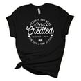 thumbnail image 1 of Perhaps You Were Created For Such A Time As This Esther 4:14 Christian Unisex Ladies Design Christian T-shirt Graphic Tee-Black-xl, 1 of 4