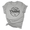 thumbnail image 1 of Perhaps You Were Created For Such A Time As This Esther 4:14 Christian Unisex Ladies Design Christian T-shirt Graphic Tee-Sports Grey-medium, 1 of 4