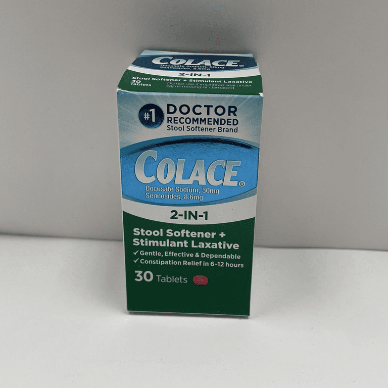 Peri-Colace Stool Softener and Stimulant Laxative, Docusate Sodium