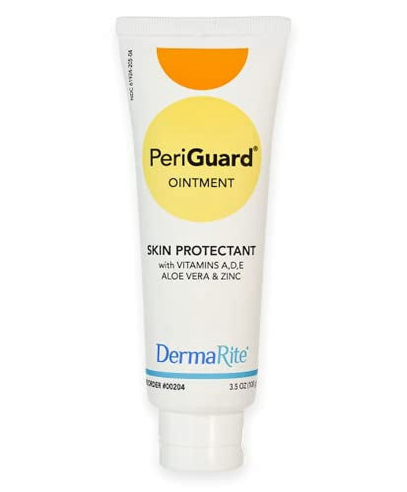 PeriGuard Skin Protectant Ointment 3.5Oz 2Pk | Barrier Cream with Vitamin A, D, E | Petroleum Based Moisture Barrier | Zinc Oxide Ointment | Skin Protectant Barrier Cream | Skin Rash Treatment Adult