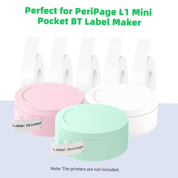PeriPage Label,White Label Paper Label Tear-Resistant Pocket Pocket BT Sticky Tape Adhesive Oil-Proof Tear-Resistant Label Paper Pocket BT Label Paper Name Price