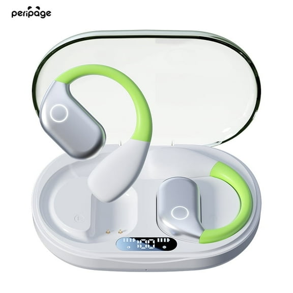 PeriPage M82 Bluetooth Earphones 144-Language Translation, Enjoy Comfortable Sound Quality and Convenient Technology During Exercise(White)