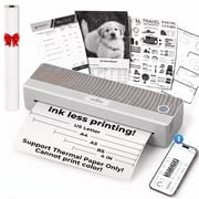 PeriPage Portable Printers,Thermal Printer Support 8.5" X 11" Letter & A4 Thermal Paper,Mobile Printer for Phone Laptop, with 1 Rolls Thermal Paper, for Home Office Receipt