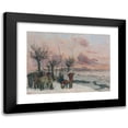 thumbnail image 1 of Pericles Pantazis 14x12 Black Modern Framed Museum Art Print Titled - Ice Breakers, 1 of 5
