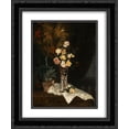 thumbnail image 1 of Pericles Pantazis 2x Matted 20x24 Black Ornate Framed Art Print 'Still life with flowers', 1 of 2
