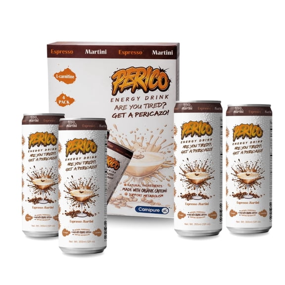 Perico Energy Drink - Espresso Martini 12oz 12 Case