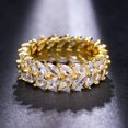 thumbnail image 1 of Peridot Inlaid Leaf Set Matching Ring, 1 of 2